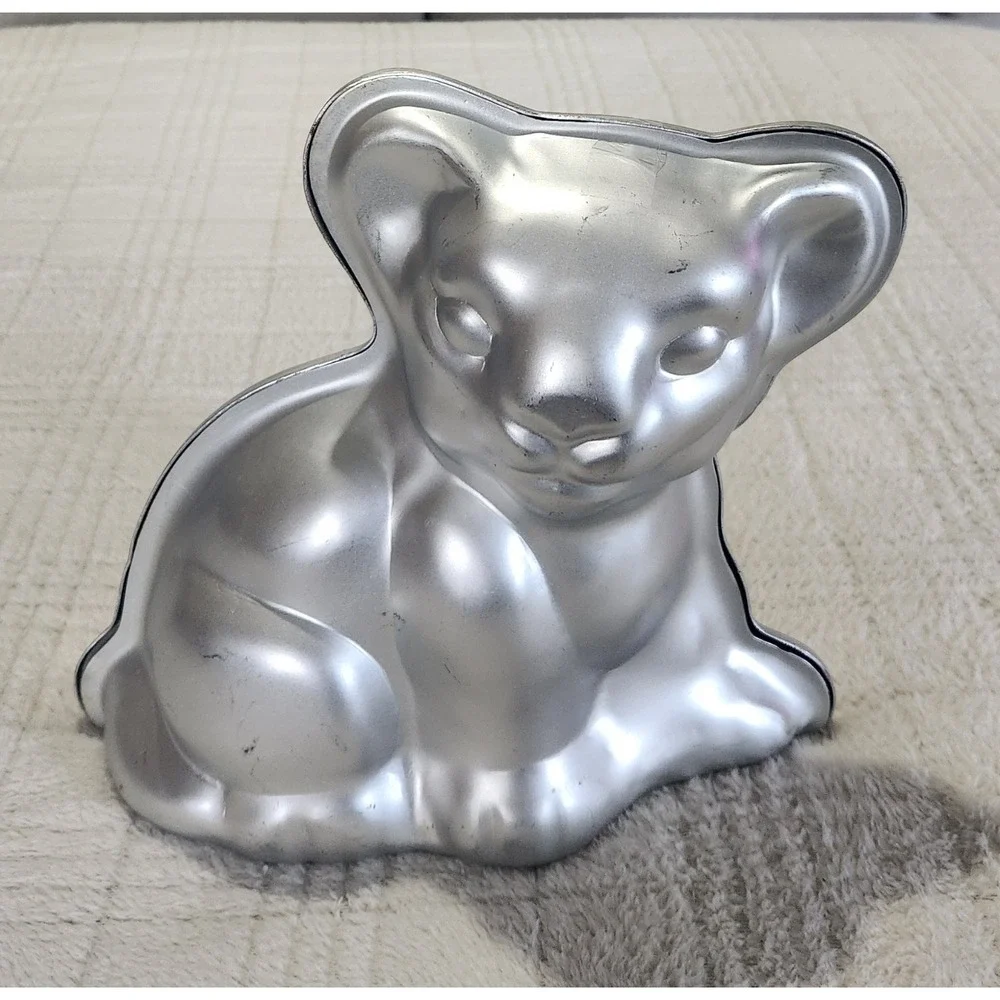 Vintage 1974 Wilton Lion Cub 3D Birthday Cake Pan Mold 502-135‎ pre-owned